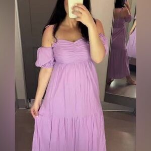 Universal Thread Lilac Smocked Maxi Dress